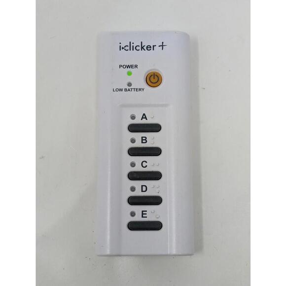 iClicker + Plus Student Response Remote Control Model RLR15 Tested & Works - Picture 1 of 2